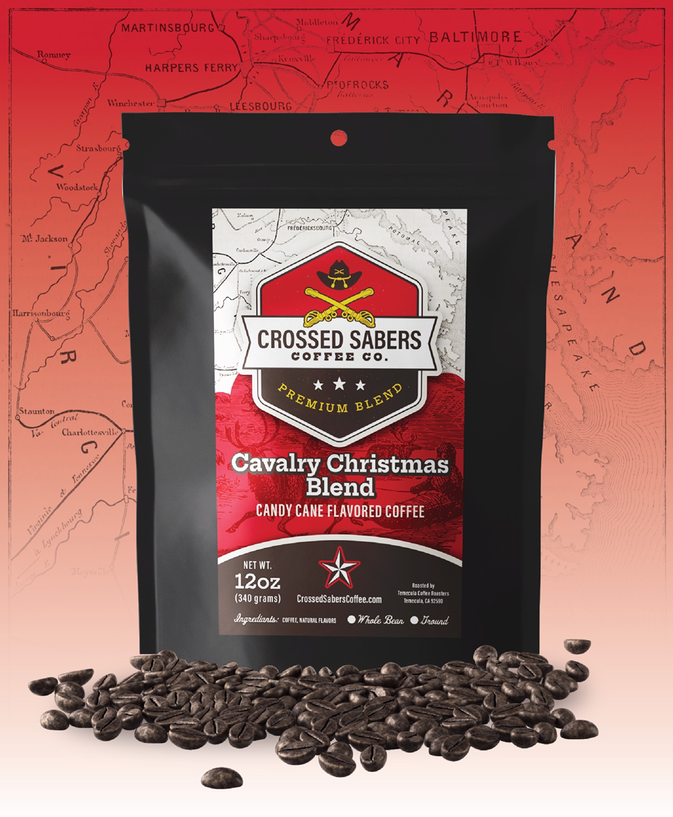 Crossed Sabers Coffee Cavalry Christmas