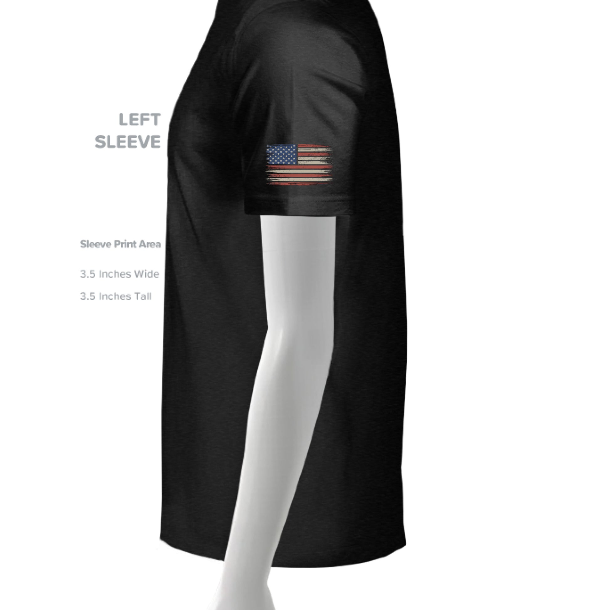 BLK HTHR TRIBLND - SLEEVE_LEFT