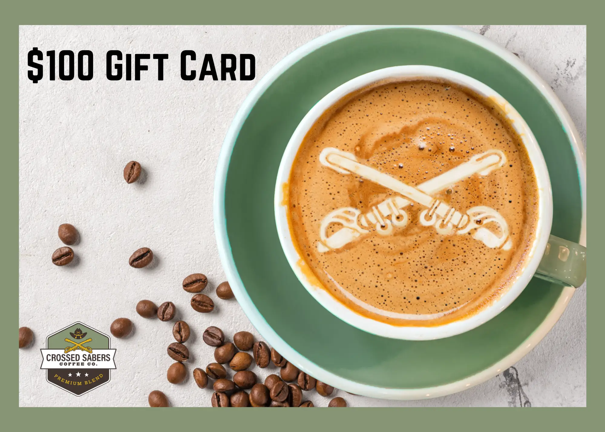 Crossed Sabers Coffee Gift Card