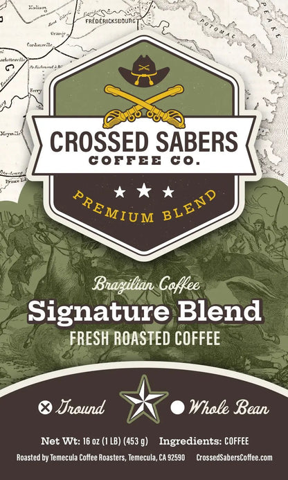 Crossed Sabers Coffee Signature Blend 16oz Drip