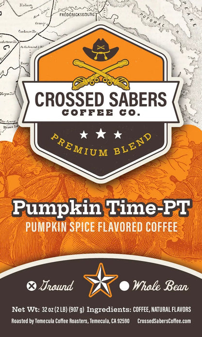 Crossed Sabers Coffee Pumpkin Time-PT 2lb Drip