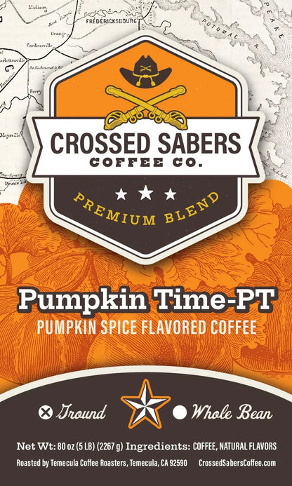 Crossed Sabers Coffee Pumpkin Time-PT 5lb Drip