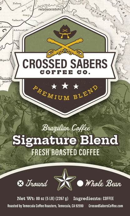 Crossed Sabers Coffee Signature Blend 5lb Drip