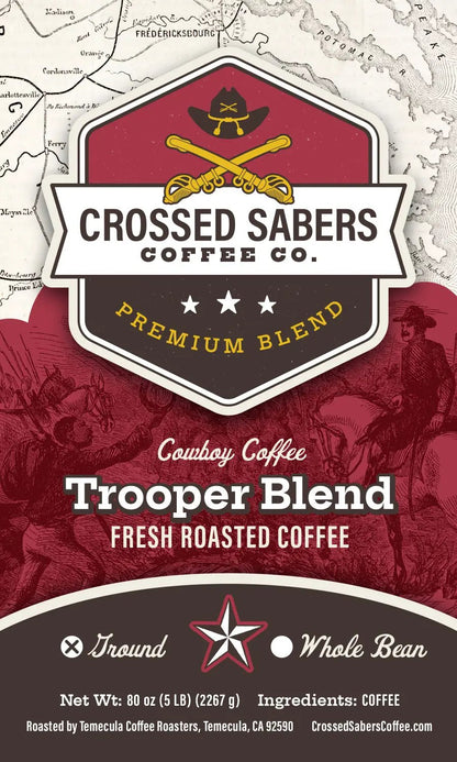 Crossed Sabers Coffee Trooper Blend 5lb Drip