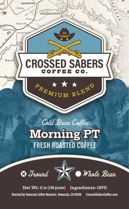 Crossed Sabers Coffee Morning PT Cold Brew 12oz Drip
