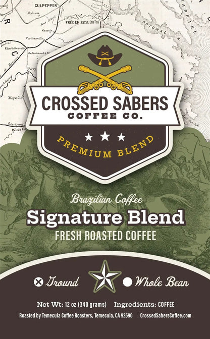 Crossed Sabers Coffee Signature Blend 12oz Drip