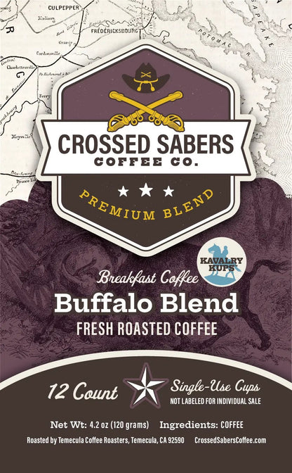 Crossed Sabers Coffee Buffalo Blend Kavalry Kups