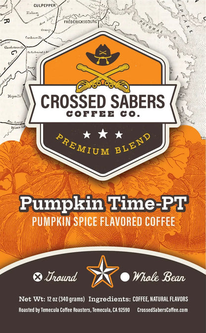 Crossed Sabers Coffee Pumpkin Time-PT 12oz Drip