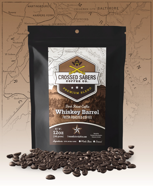 Crossed Sabers Coffee Whiskey Barrel